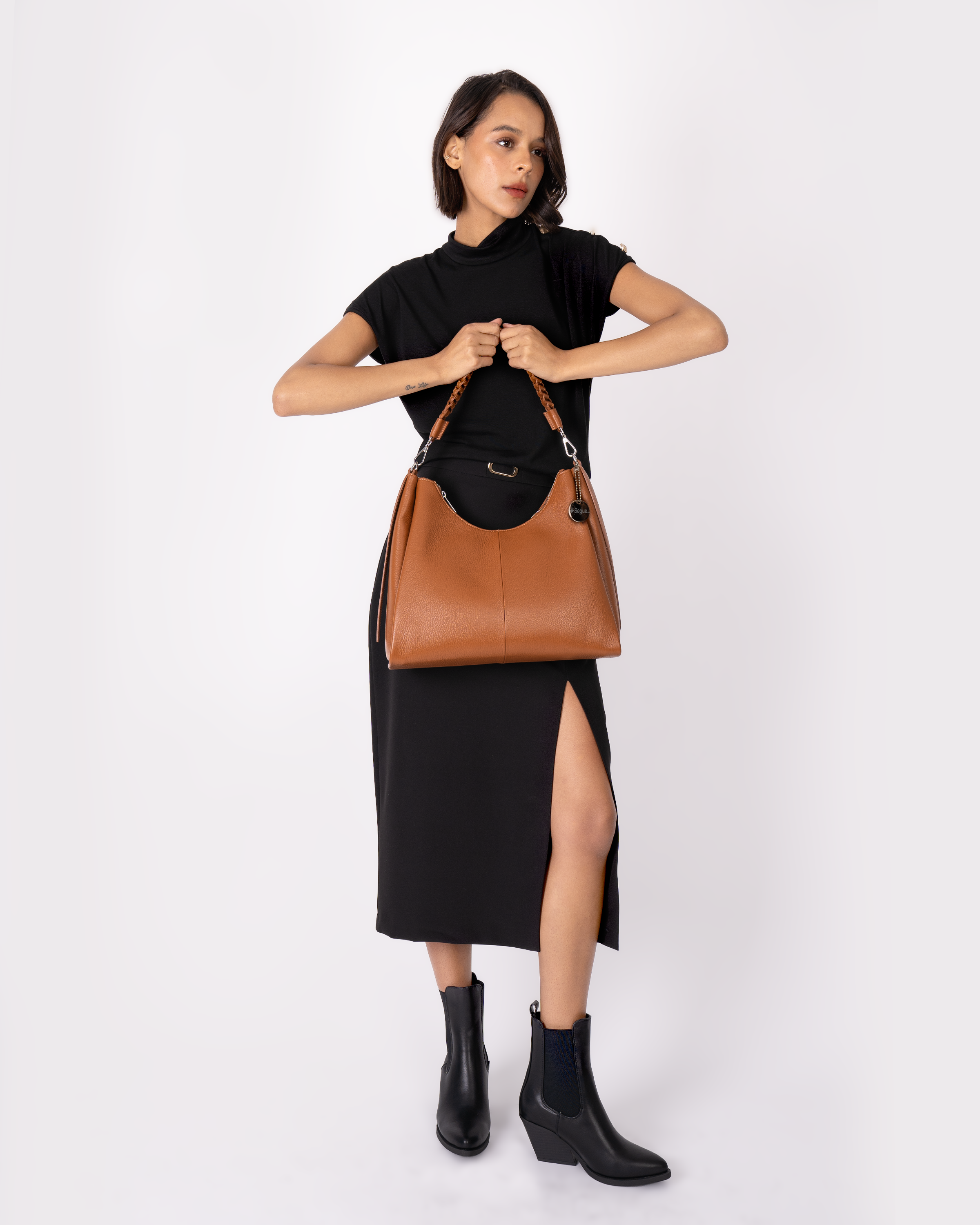 Borsa A Spalla - Evelise - Cuoio