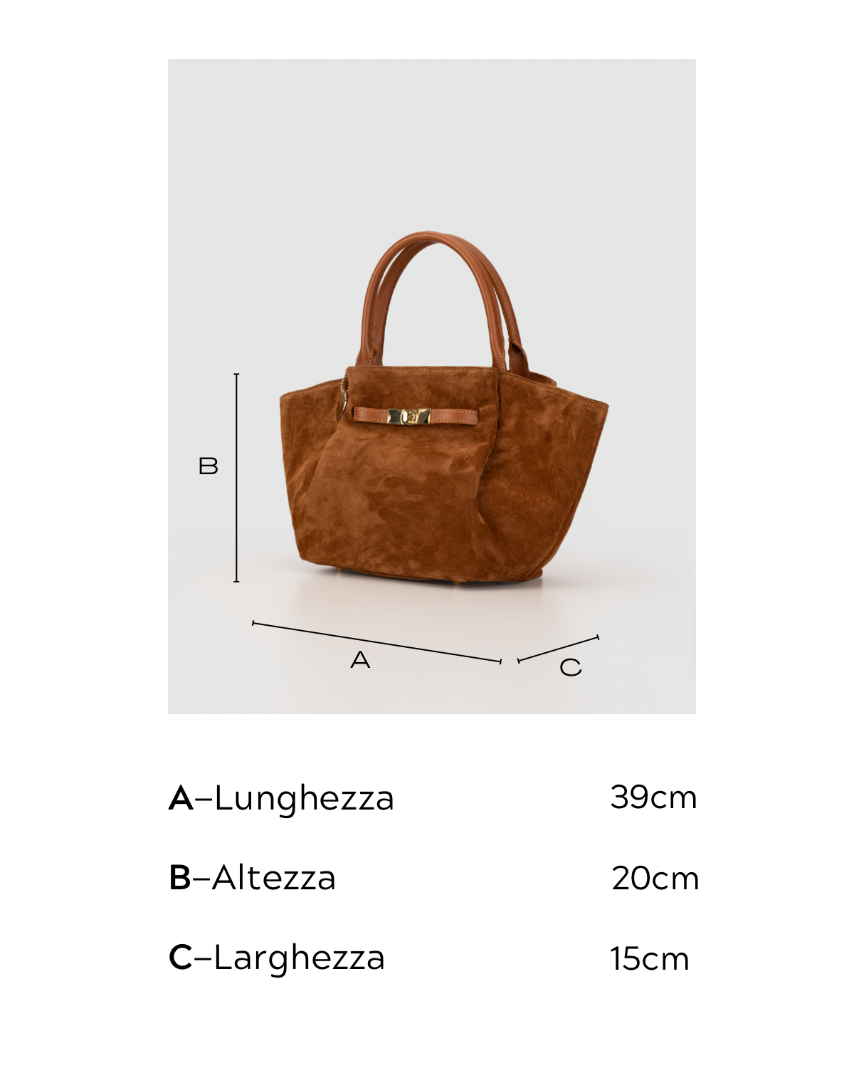 Borsa A Mano - Cattarina - Cuoio