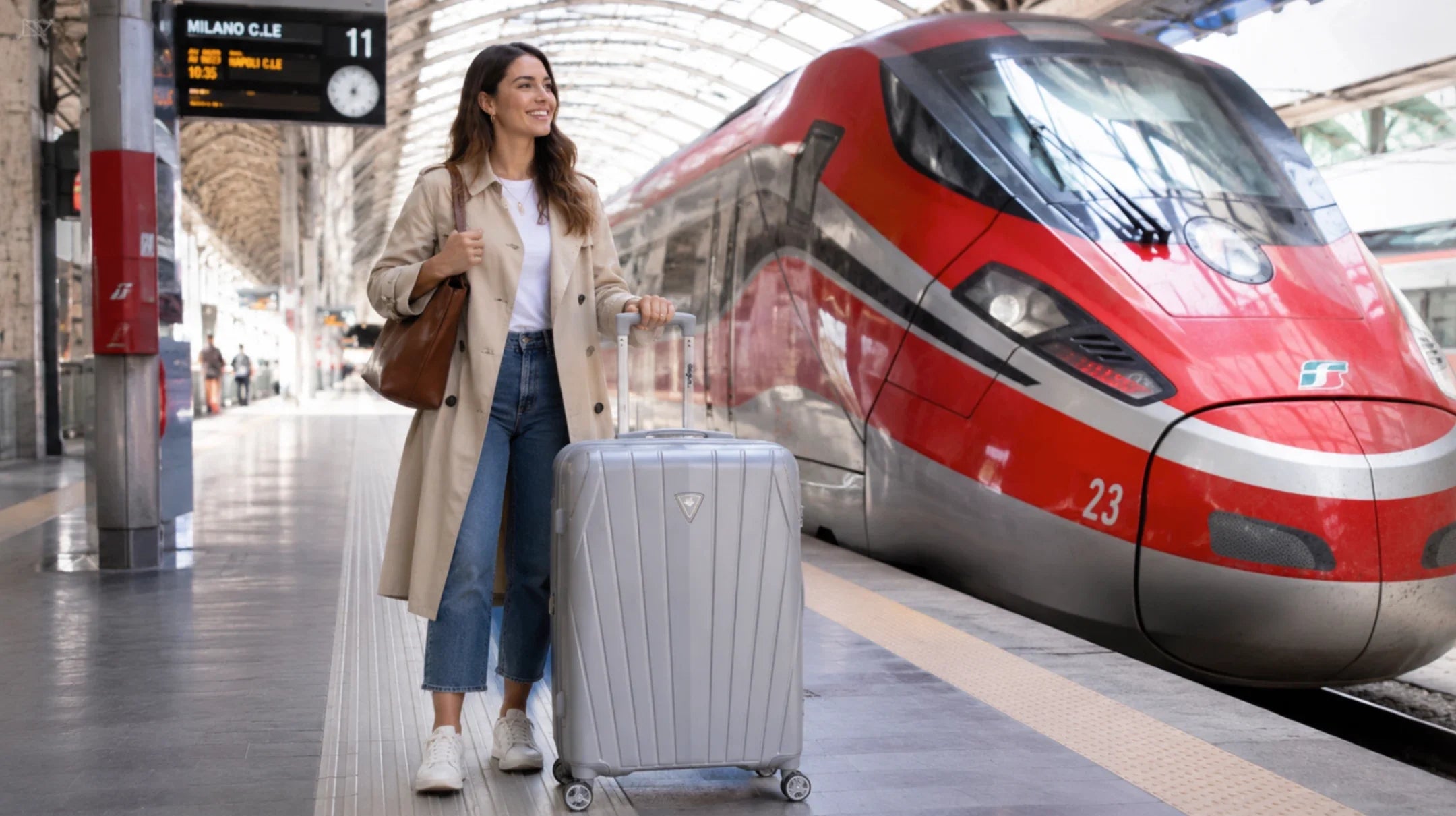 Viaggio in Treno a Ferragosto: Le Dimensioni Ideali della Valigia per Frecciarossa e Italo