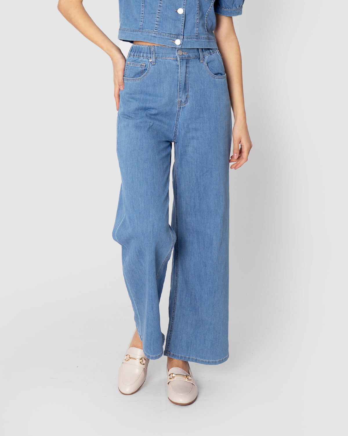 Pantalone Denim - Ocean.