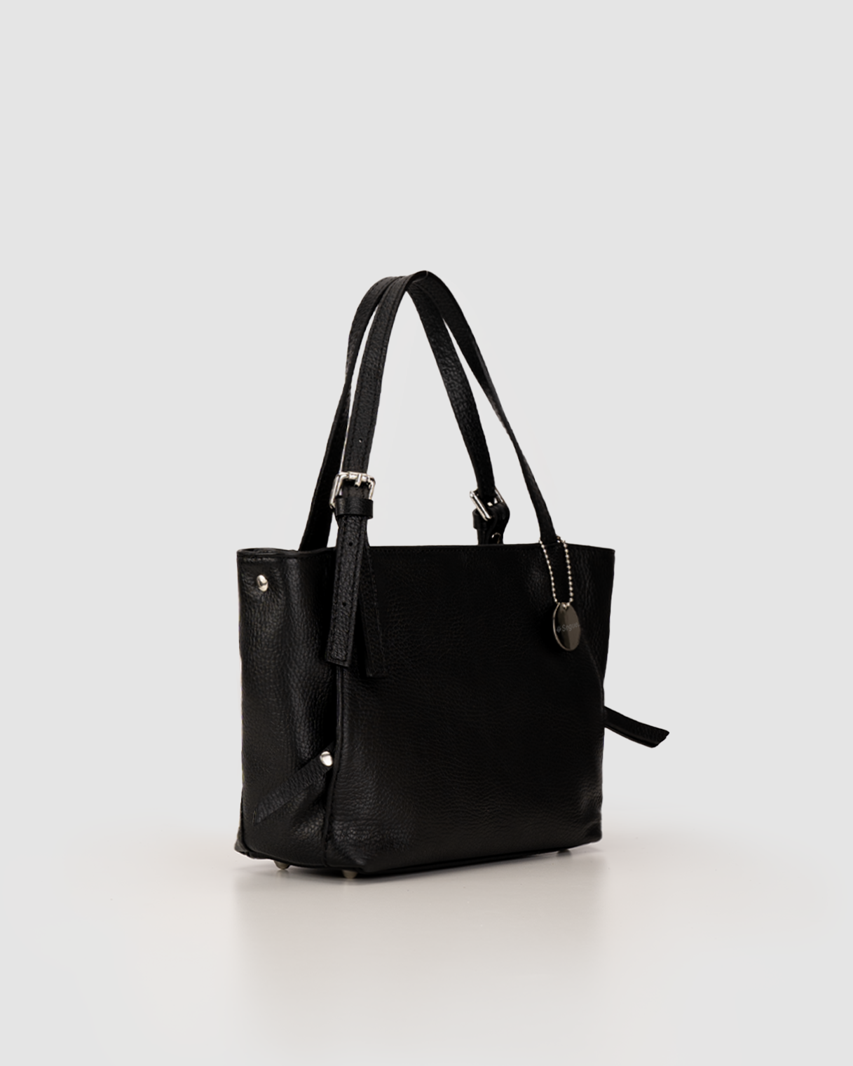 Borsa A Mano - Amarante - Nero