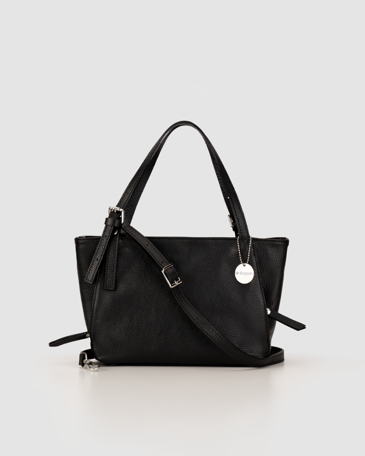Borsa A Mano - Amarante - Nero