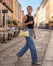 Borsa A Mano in Pelle - Labelle - Giallo