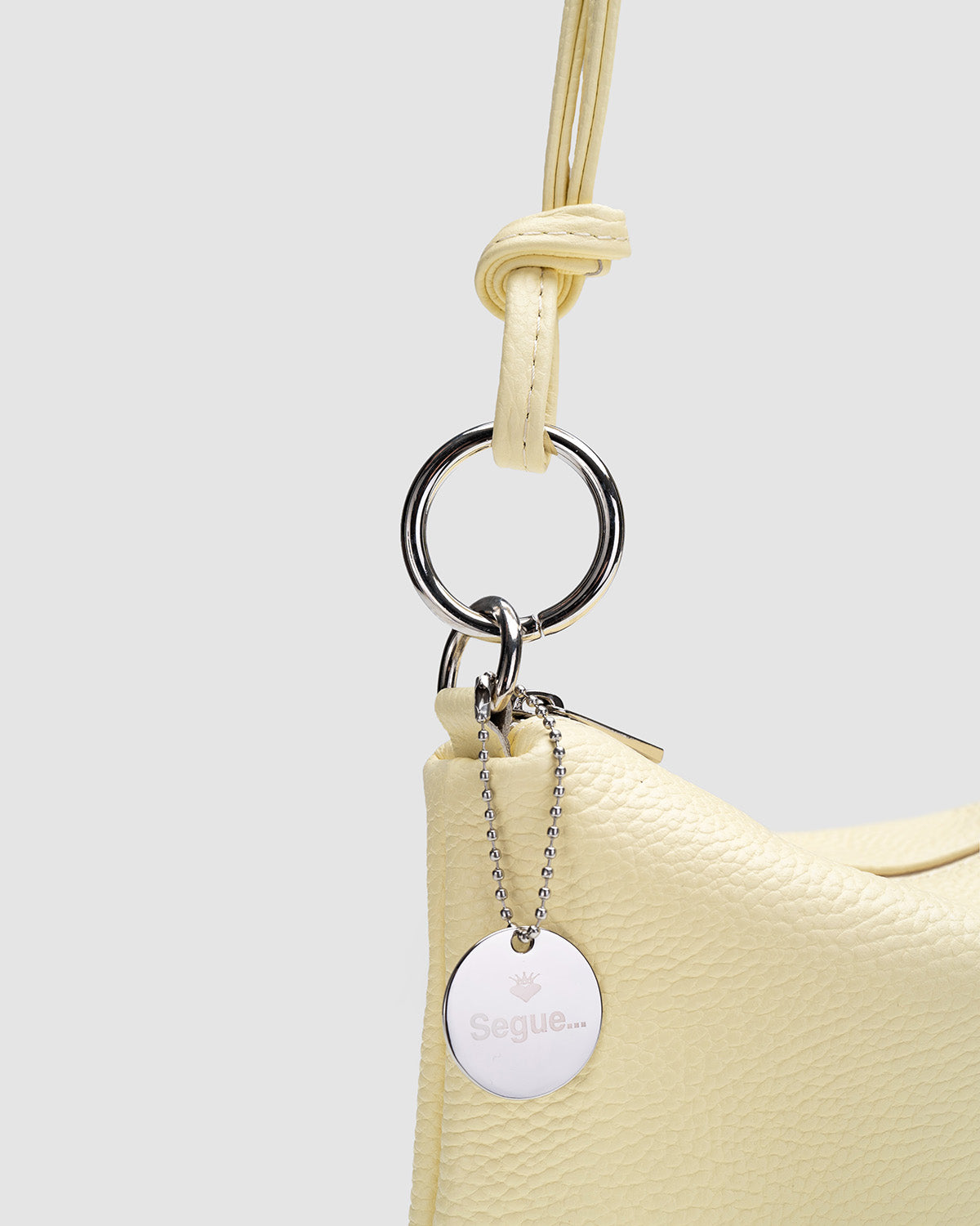 Borsa A Mano in Pelle - Labelle - Celeste