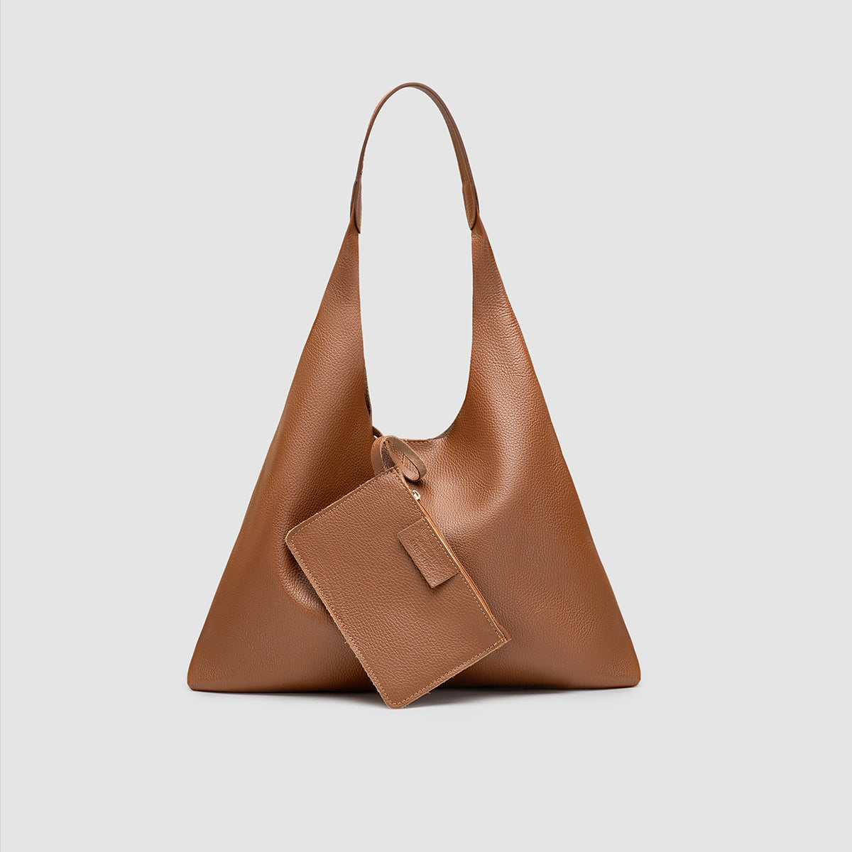 Borsa A Spalla in Pelle - Fluvia - Nero