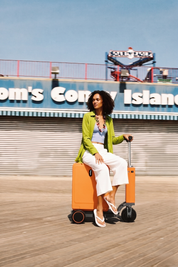 Helior – Valigia Trolley Smart con Funzione Scooter Integrata